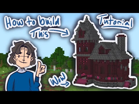 EPIC SPOOKY Minecraft House - Scootterboo's Tutorial