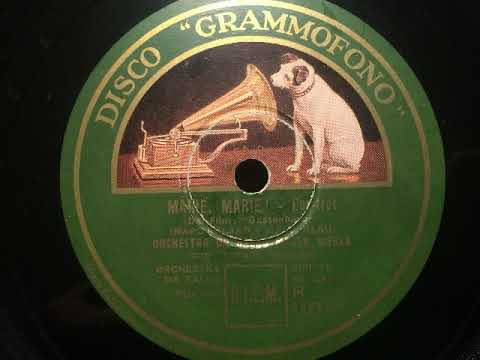 Marek Weber Orchester, Refrain Siegfried Arno, Marie Marie, Foxtrot, Berlin, 1931