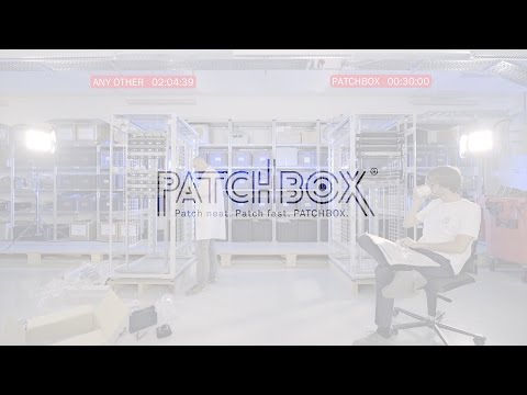 Let's challenge the PATCHBOX solution! Connect everything!