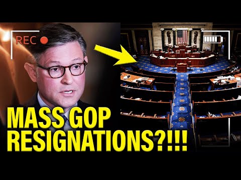 MAGA Mike PANICS as GOP HOUSE Threatens MASS RESIGNATION
