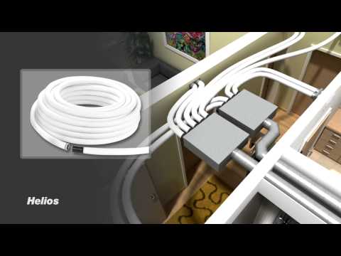 Helios FlexPipe universal in der Sanierung - Lüftung mit Wärmerückgewinnung KWL