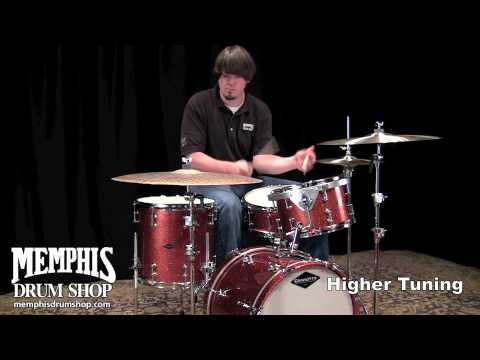 Craviotto Custom Shop Maple Solid Shell Drum Set - Tangerine Sparkle