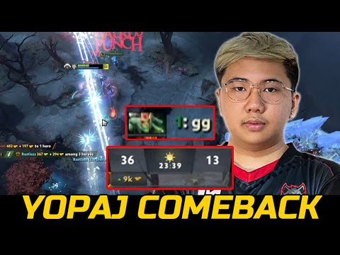 YOPAJ SUPRIZE MID COMEBACK ONE PUNCH MID DOTA 2