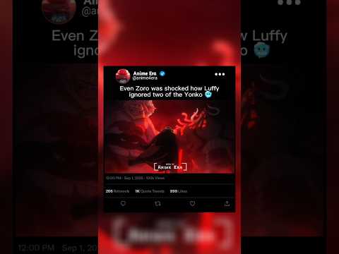 Even Zoro was shocked how Luffy ignored two of the Yonko 🥶 #onepiece #luffy #zoro #kaido #shorts