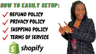 HOW TO SET UP STORE POLICIES ON SHOPIFY