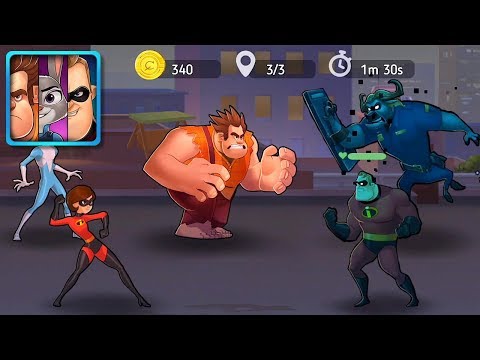Disney Heroes: Battle Mode - Gameplay Showcase (iOS, Android) - YouTube