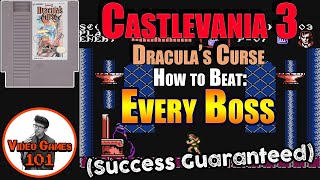 Castlevania 3 Bosses | How to Beat Every Boss | Video Games 101
