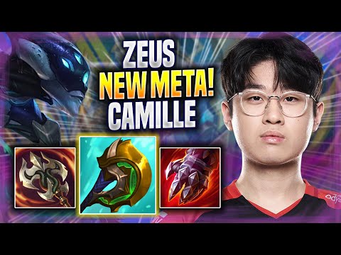 ZEUS CRAZY NEW META CAMILLE MID! - T1 Zeus Plays Camille MID vs Sylas! | Season 2022