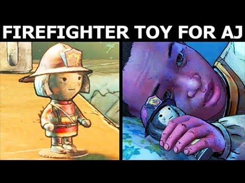 Tenn Gives AJ a Firefighter Toy - The Walking Dead Final Season 4 Episode 2 (Telltale Series)