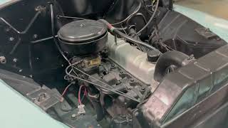 1955 International R-100 Pickup Engine Compartment