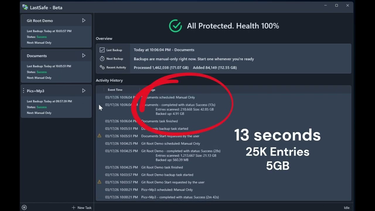 LastSafe Backup Tool for Windows video preview