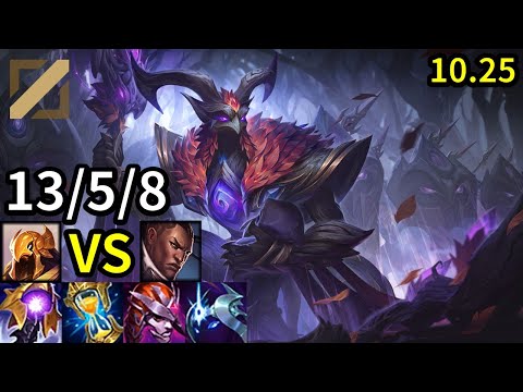 Azir Mid vs Lucian - KR Master | Patch 10.25