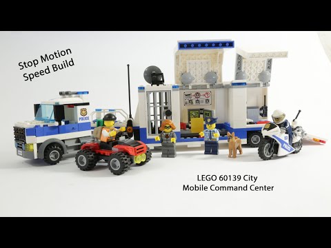 60139 Lego Police Mobile Command Center Stop Motion Build