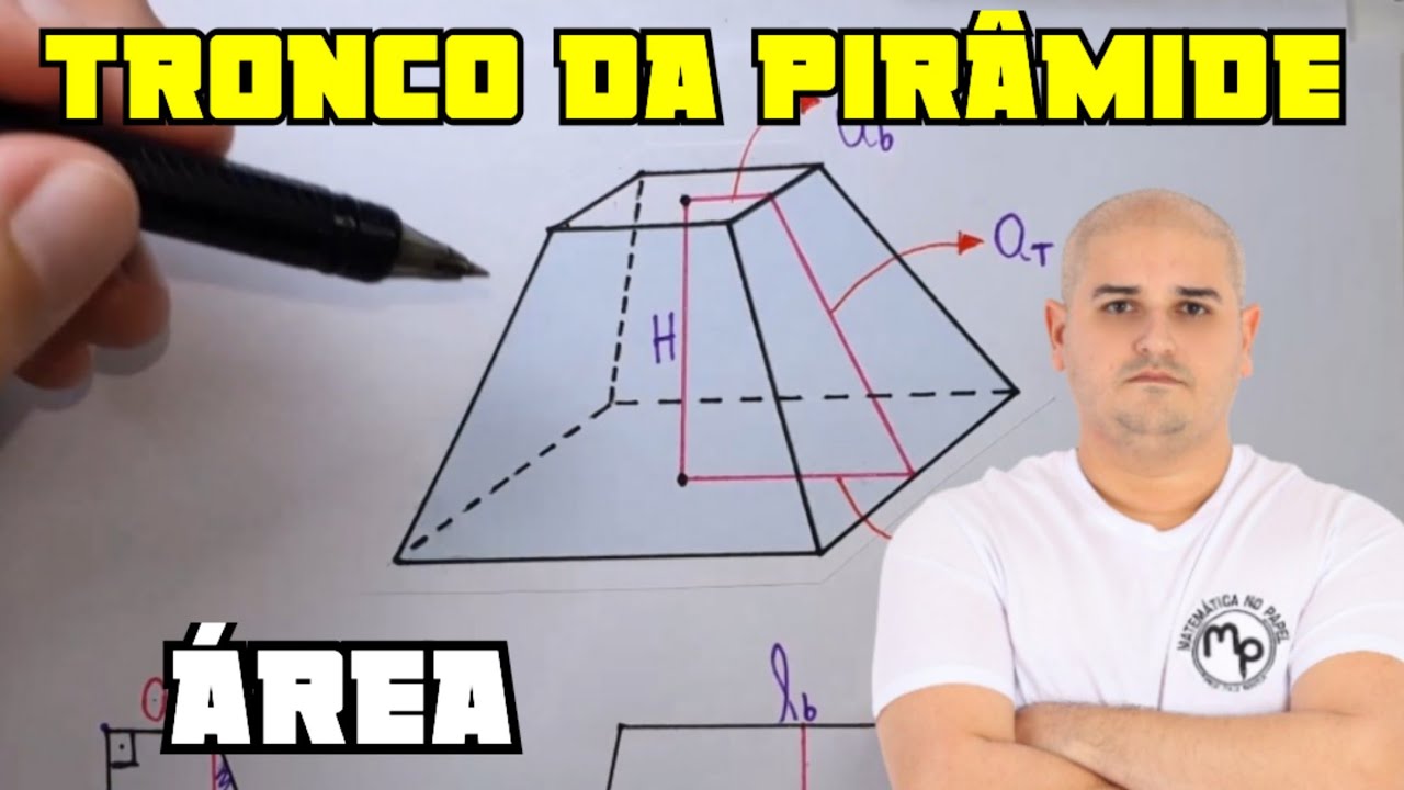 Área do tronco da pirâmide