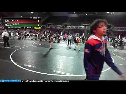 94 Lbs Quarterfinal - Joely Slyter, Idaho Vs Katey Valdez, Colorado 5437