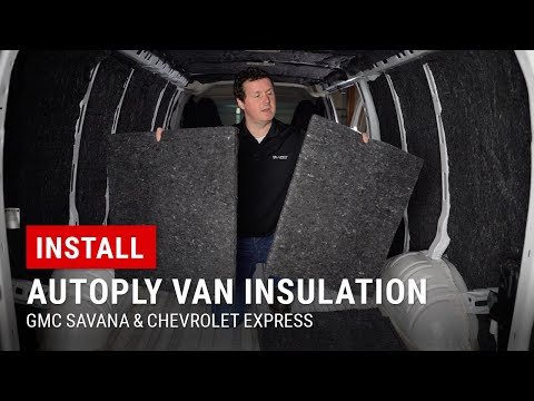 Installing AutoPly Insulation in our GMC Savana