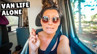 HER FIRST SOLO VAN LIFE ADVENTURE (and biking 200+ miles) - YouTube