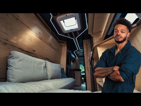 ULTIMATE Luxury Stealth Camper Van Conversion | Detailed Tour Under $10k