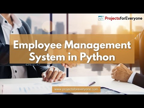 Employes Managment App Using Python Python Projects For Beginners Python Programming Python