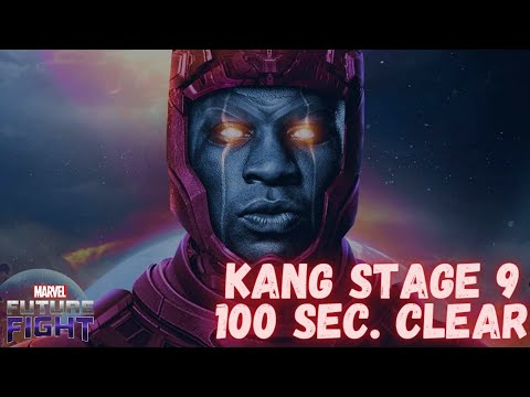 KANG Stage 9 100 sec. clear (This Video contains 2 Clears) - Marvel Future Fight