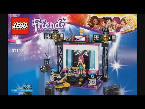 LEGO Friends 41117 Pop Star TV Studio - instruction timelapse