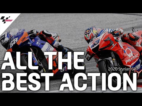 MotoGP スティリアGP レースのベストシーンだけを集めたダイジェスト動画【MotoGPを無料で楽しめる無料動画】