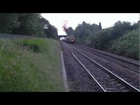 *THRASH* WC Class 47 No's. 47270 + 47804 on 1Z56 Blaenau Ffestiniog - Skipton on 30.06. 12 - HD