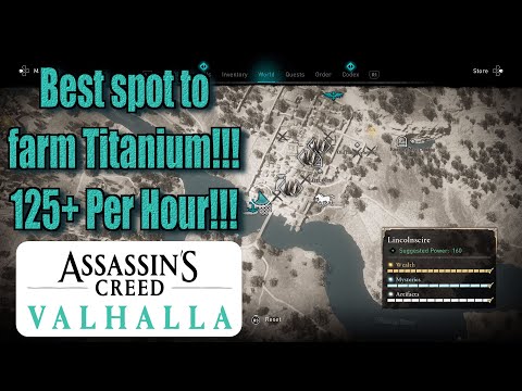 Assassin's Creed Valhalla Best spot to Farm Titanium Guide