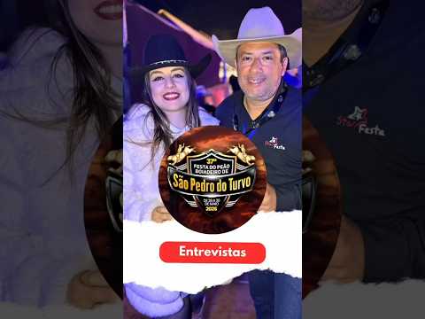 37ª FESTA DO PEÃO BOIADEIRO - SÃO PEDRO DO TURVO-SP | ENTREVISTA COM A MILENE.