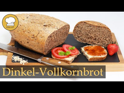 Einfaches DINKEL-VOLLKORNBROT - gelingsicher auch für Backanfänger