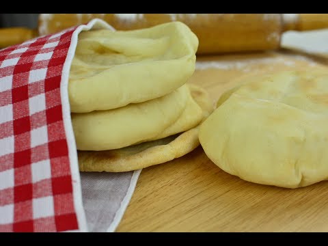 Flatbread or Pita Bread - How to Make Pita Bread | Chef Lola's Kitchen