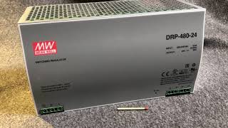 Mean Well DRP-480-24 Zdroj na DIN 480W 24V