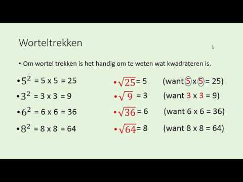 Wortels en worteltrekken