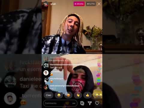 Spoiler Ghali Sick Luke Taxi b live instagram