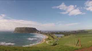 preview picture of video 'Timelapse Overlooking Stanley,Tasmania'