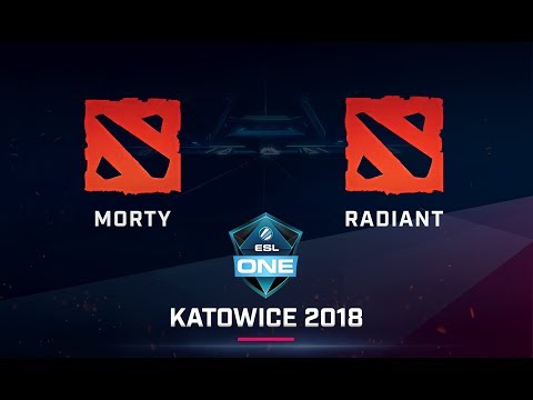 Dota 2 - MORTY vs Radiant - Game 1 - ESL One Katowice 2018 NA Open Qualifier