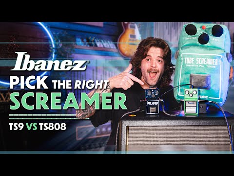 Ibanez Tubescreamer TS9 vs TS808 | Which is Right for You