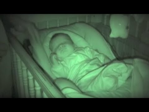 Dad Put His Baby's Cold Hand Under The Covers And The Nanny Cam Caught Something Very Strange