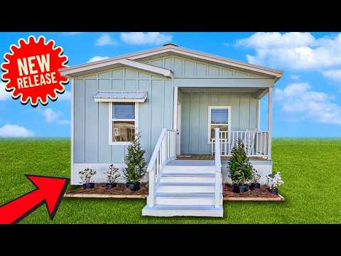 SMALL but BOLD NEW mobile home by Clayton Homes! Prefab House Tour