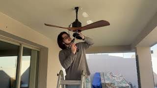 AMZATYI Outdoor Ceiling Fan Unboxing and Review! #productreview #unboxing #2