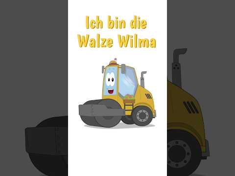 Die Walze Wilma - immer rücksichtsvoll! | Sing #Kinderlieder #Shorts