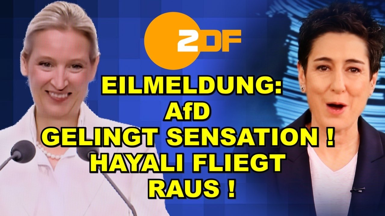 EIL: AfD-Sensation! Hayali FLIEGT RAUS!