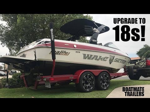 Upgrade: Putting Ultra 18-inch wheels on a boat trailer