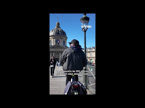Le Pont des Arts déjà en « morceaux » trois ans après sa rénovation