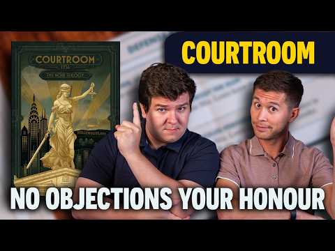 Courtroom: The Noir Trilogy | Build Your Case. Convince the Jury. | Board Game Preview