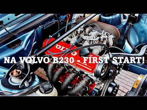 Volvo B230 NA - Dellorto DHLA 48 - First start!
