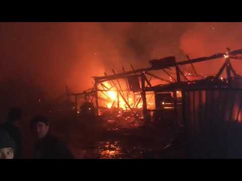 Incendiu puternic la Sebiș