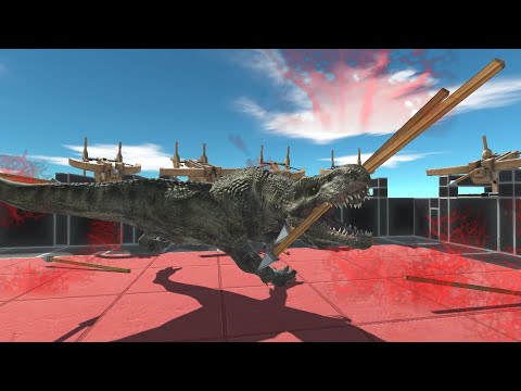 CIRCLE OF GIANT BALLISTAS VS ALL UNITS - Animal Revolt Battle Simulator