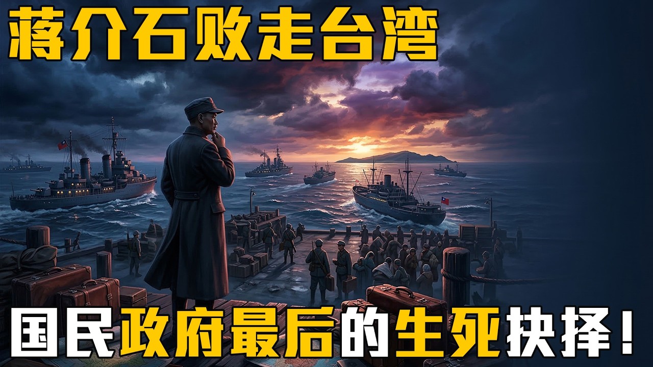 蒋介石南渡台湾：国民政府最后的生死抉择！改变了中国历史