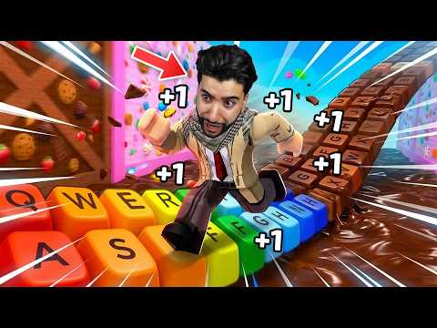 أنا أركض على الكيبورد بسرعة فائقة  😳 | Roblox